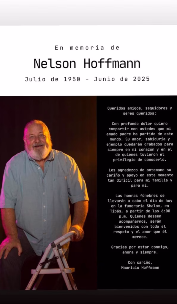 Falleció el animador y productor chileno Nelson Hoffman Cochot