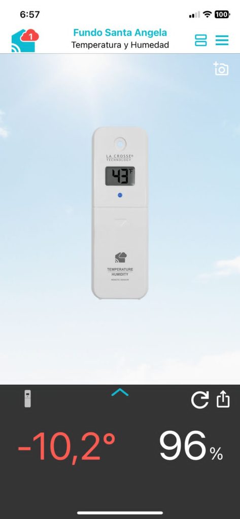 Osorno: registro histórico de baja temperatura, -8,9 grados y rural en el valle -10,4