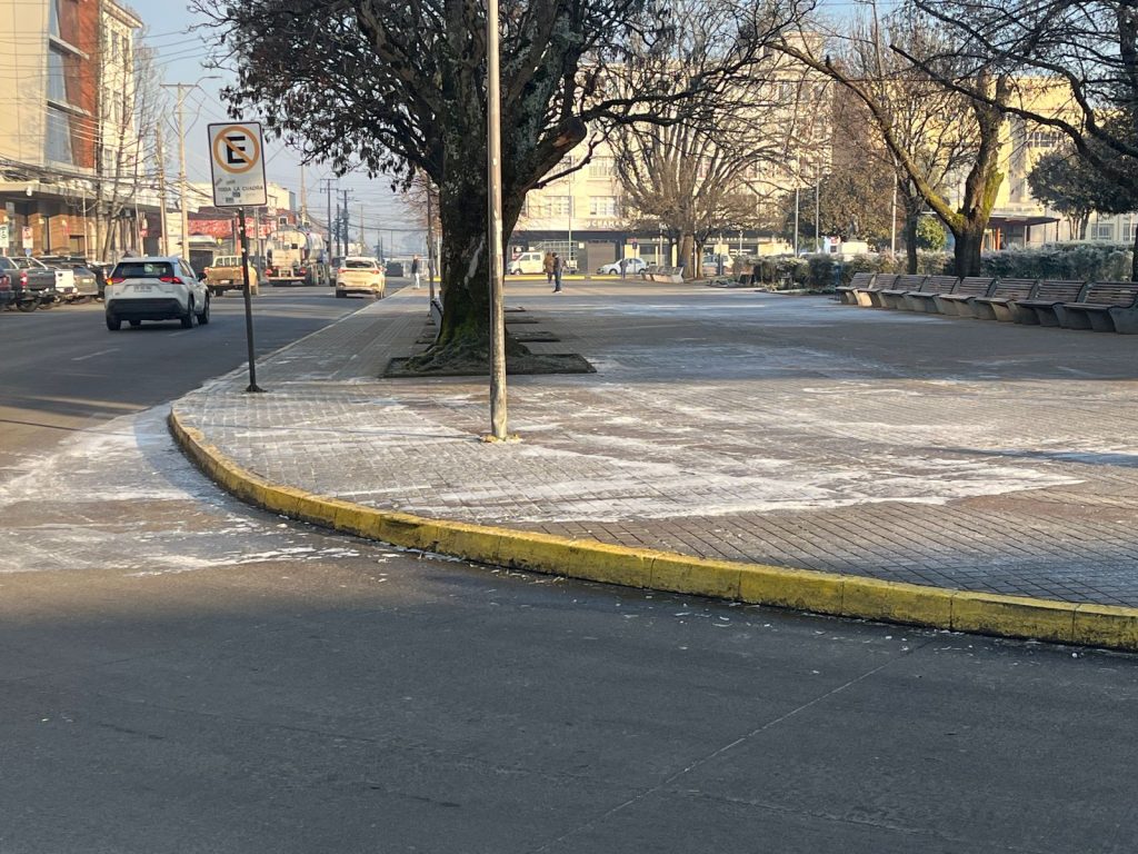 Puerto Montt registró -8,1° de temperatura marcando una nueva mínima histórica