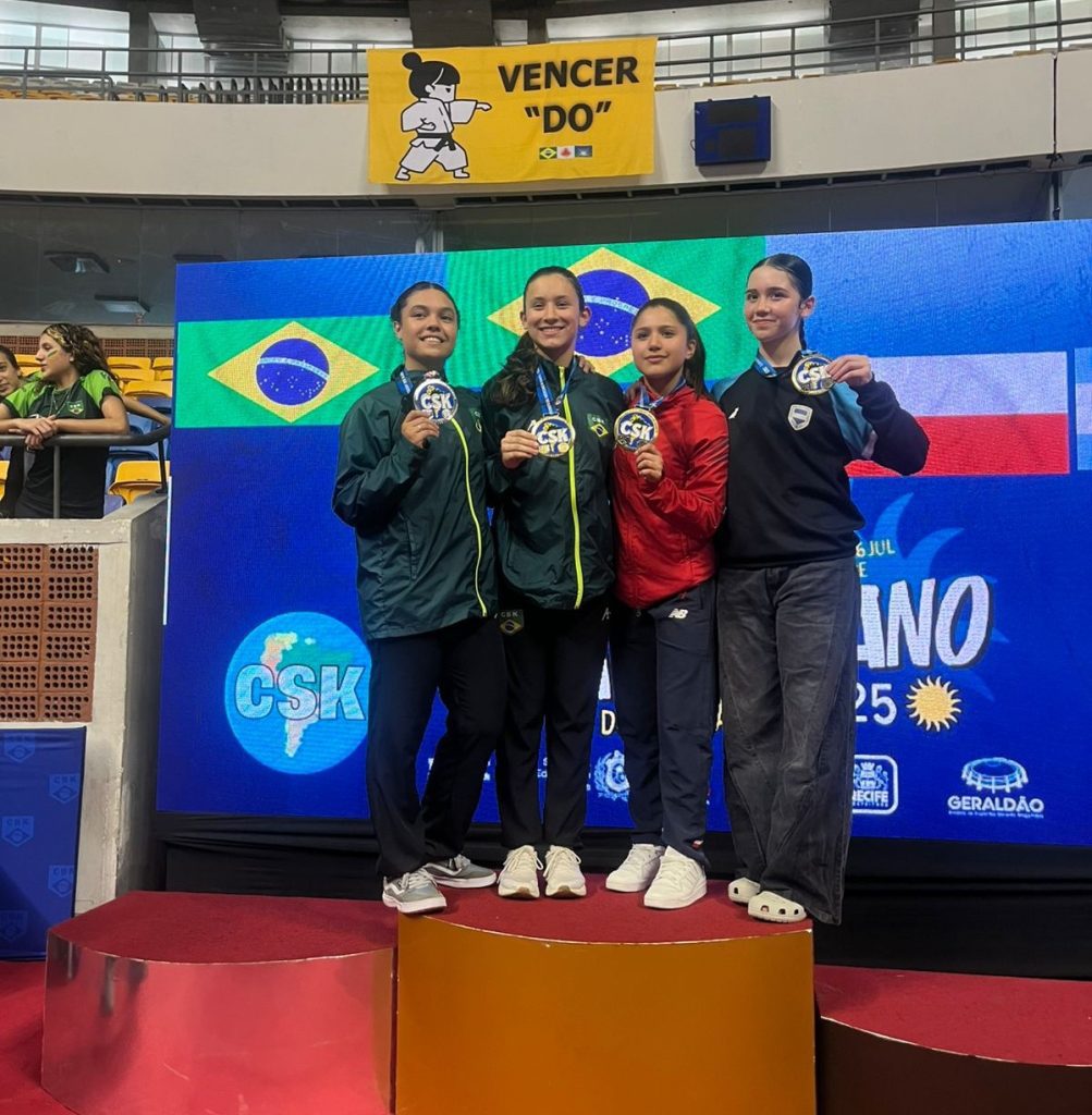 Oro, Plata y Bronce para Chile obtienen karatecas de la región en Sudamericano en Brasil