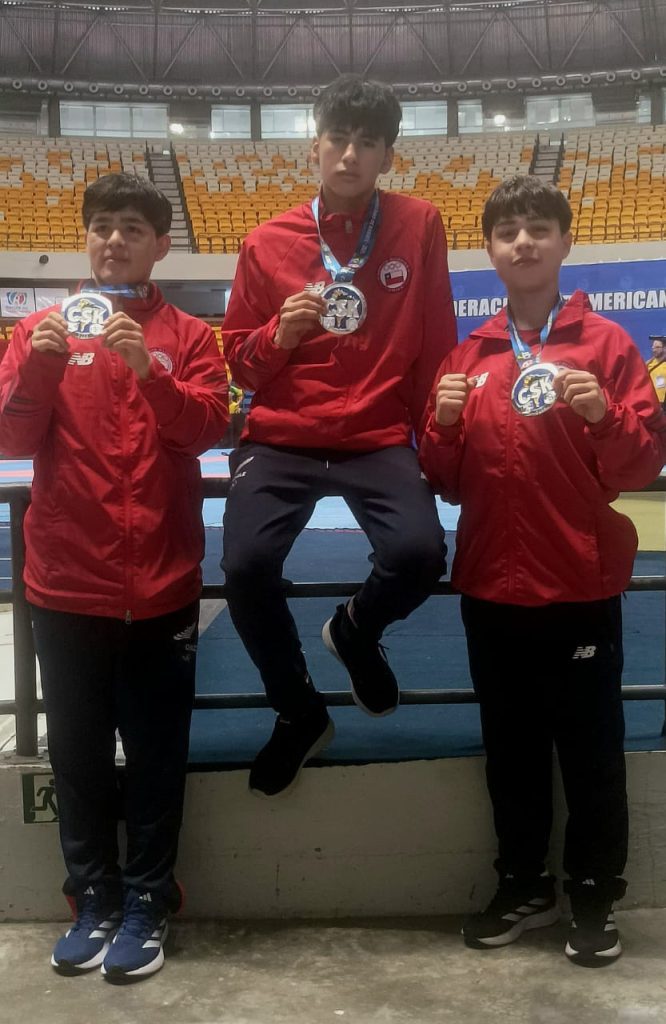 Oro, Plata y Bronce para Chile obtienen karatecas de la región en Sudamericano en Brasil