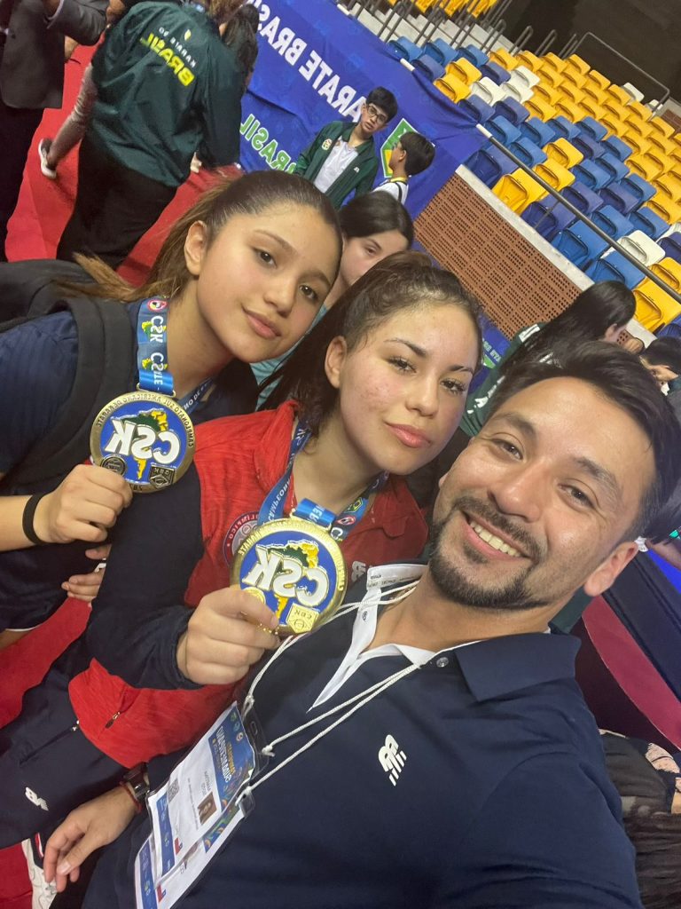 Oro, Plata y Bronce para Chile obtienen karatecas de la región en Sudamericano en Brasil