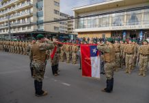 165 soldados en Osorno realizaron tradicional Juramento a la Bandera en emocionante ceremonia
