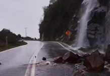 Sistema frontal en la región de Los Lagos deja deslizamientos de masa en Puerto Varas y Puerto Montt