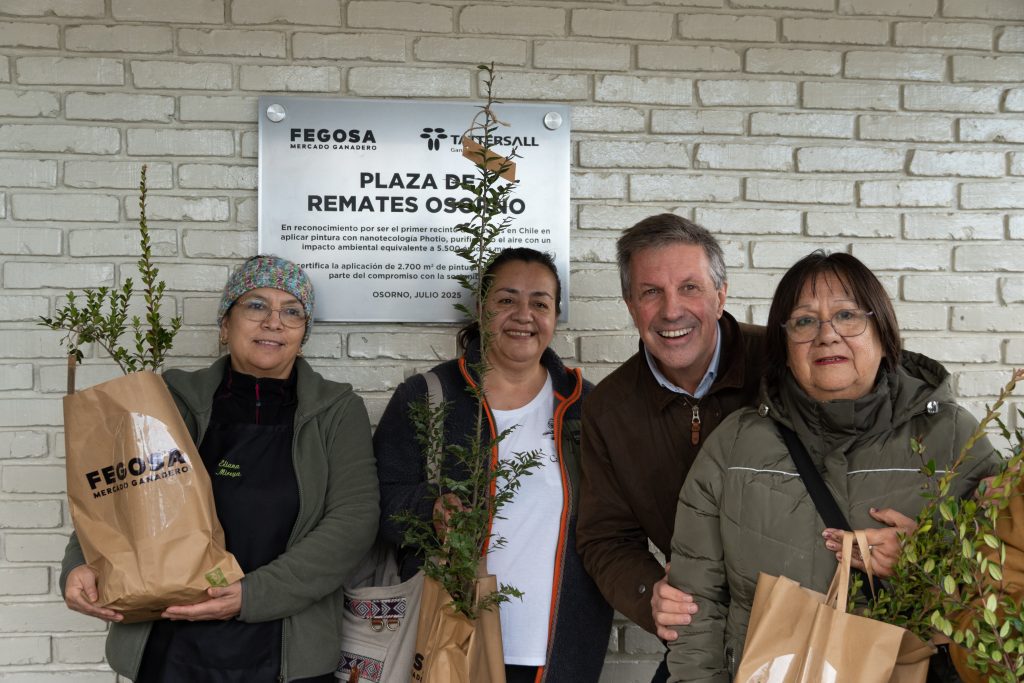 Empresas Feria de Osorno S.A. FEGOSA y Tattersall conmemoran el Día Nacional del Árbol en Ovejería