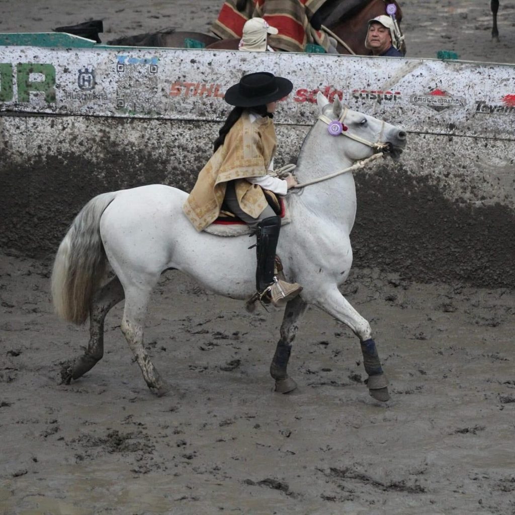 Campeona nacional de rodeo femenino 2024, apuesta ahora al movimiento a la rienda.