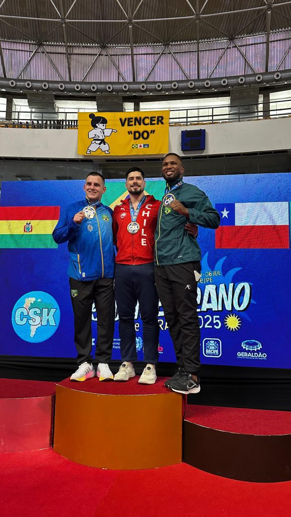 Oro, Plata y Bronce para Chile obtienen karatecas de la región en Sudamericano en Brasil
