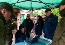 Personal del Destacamento de Montaña N° 9 «Arauco» de Osorno se suma a búsqueda de universitario en Chiloé