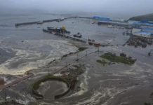 «¡Nuestra fábrica se está hundiendo bajo el agua!»: Tsunami provoca estragos en el pacífico ruso