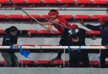 Cancelado el partido de la U ante Independiente por graves hechos de violencia de los hinchas