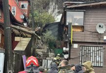 Intensas lluvias provocan rotura de una matriz y un derrumbe en Puerto Montt: Hay 15 familias evacuadas