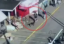 VIDEO: el momento en que mujer huye con su hijo recién nacido desde hospital de Coronel