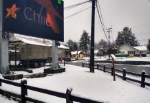 Con cadenas y sólo vehículos menores pueden hacer cruce por el paso Cardenal Samoré