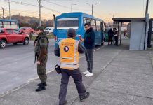 Consumo de drogas en conductores y buses con fallas detecta fiscalización conjunta en Alerce