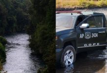 Fiscalía de Los Ríos instruye diligencias para encontrar a dos personas desaparecidas en el río Pilmaiquen