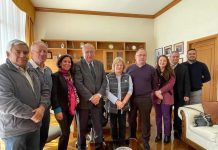 SAGO A.G. entrego detalles de la nonagésima novena versión de SAGOFISUR 2025 al alcalde Bertín
