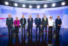 Primer debate presidencial televisado culmina con emplazamientos pero sin grandes polémicas