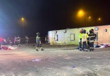 Al menos 3 muertos es el saldo de volcamiento de bus en ruta cinco norte.