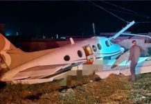 Avioneta aterriza de emergencia en condominio de Olivar: Cuatro personas resultaron heridas