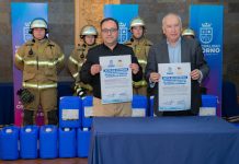 Cuerpo de Bomberos de Osorno recibe donación para el control de emergencias de sustancias peligrosas