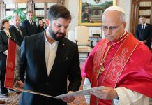 Presidente Boric se reúne con el papa León XIV en el Vaticano