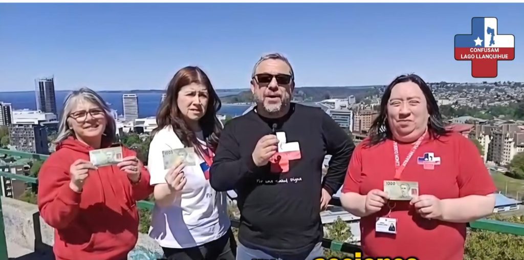 Movilización de funcionarios de la Salud alcanza un 80% de adhesión en las provincias de Osorno, Llanquihue y Palena, según el gremio en conflicto.