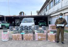 Carabineros decomisa más de 14 mil cajetillas de cigarrillos de contrabando en Osorno