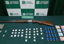 Osorno: Carabineros detuvo a cinco individuos por tráfico de drogas y porte ilegal de armas