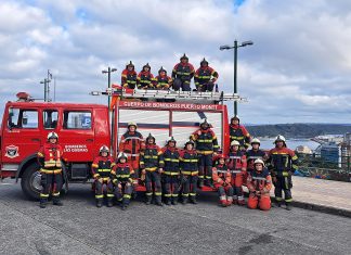 Décima Compañía de Bomberos de Puerto Montt entra oficialmente en servicio tras 25 años de historia como Brigada Las Quemas inicio