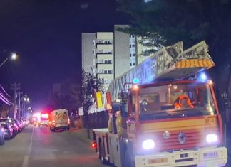 Bomberos controlo principio de incendio en edificio de Osorno, fueron evacuadas 40 personas inicio