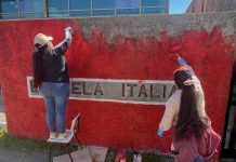 Destacan a comunidad educativa de la escuela Italia de Osorno por hermoseamiento del recinto