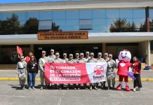 Teletín compartió con aviadores militares en Puerto Montt