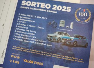 Cuerpo de Bomberos de Osorno realiza el sorteo de su tradicional rifa este 31 de diciembre inicio