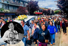 Masiva despedida del reconocido músico osornino Agustín Álvarez Cárcamo