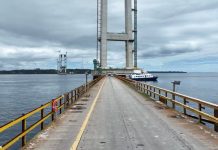 Puente Chacao alcanza 60% de avance este 2025 y completa construcción de la pila sur en Chiloé