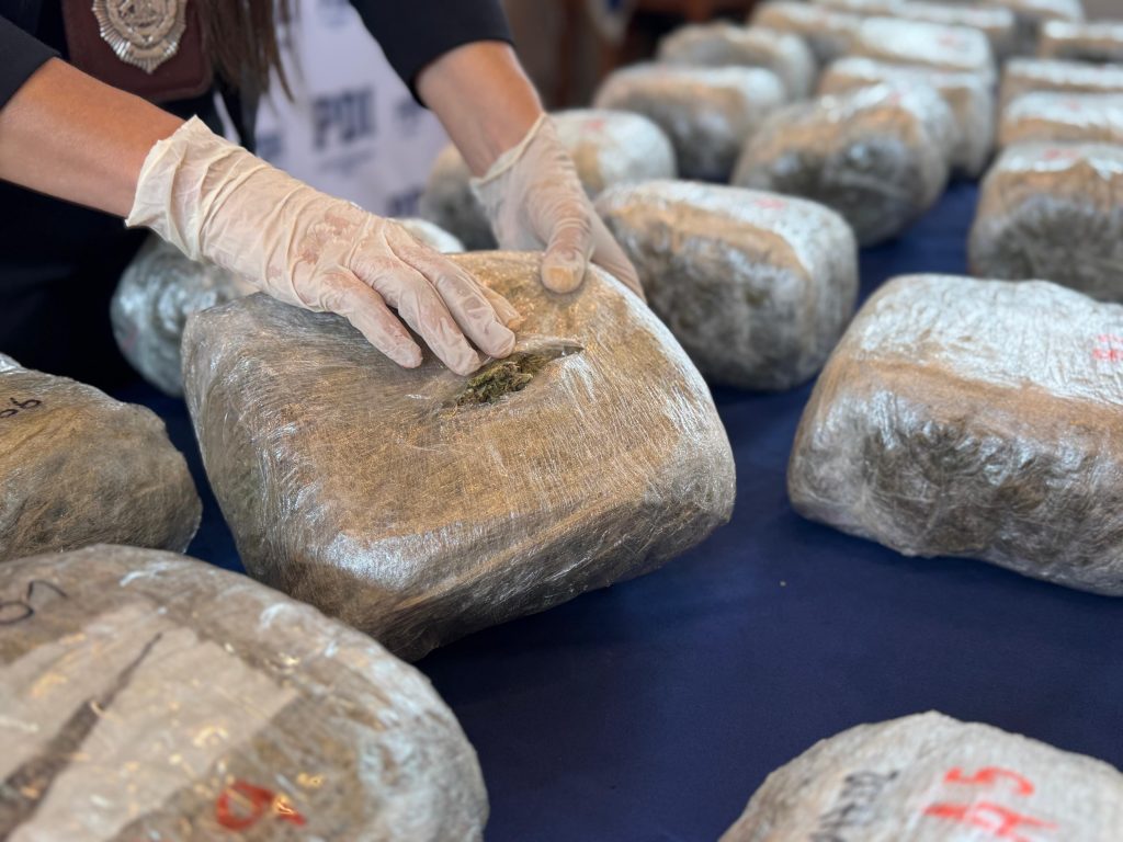 PDI desarticula estructura criminal e incauta 62 kilos de droga avaluada en más de $630 millones
