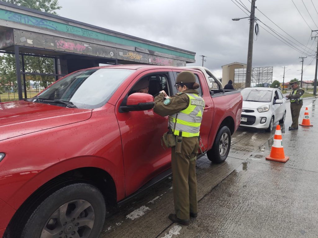 8 detenidos dejó el servicio extraordinario desplegado por Carabineros en Alerce previo a Año Nuevo