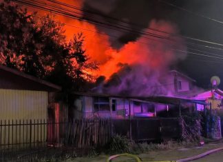 Incendio afecta a dos viviendas en Osorno inicio
