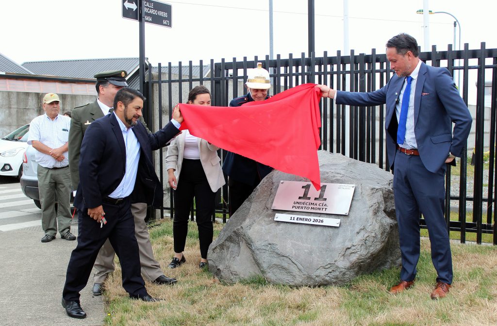 Puerto Montt inauguró su undécima Compañía de Bomberos en el sector Puerta Sur