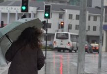 SENAPRED activa alerta en la Región de Los Lagos por sistema frontal con lluvias y viento