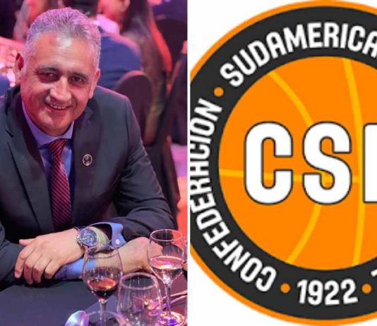 Histórico: osornino Irán Arcos asume la presidencia del básquetbol sudamericano