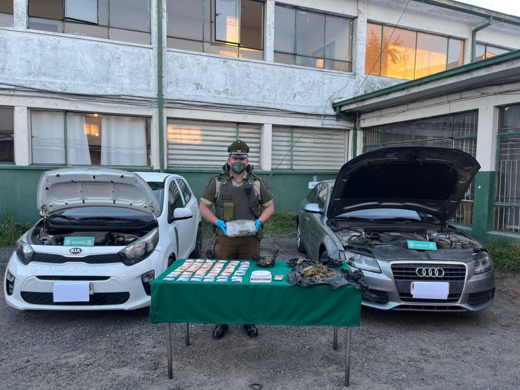 Cinco detenidos en Osorno por tráfico de drogas: quedaron con distintas medidas cautelares