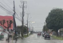 Alerta en Los Lagos por sistema frontal: Prevén rachas de 70 km/h y posible formación de tornados