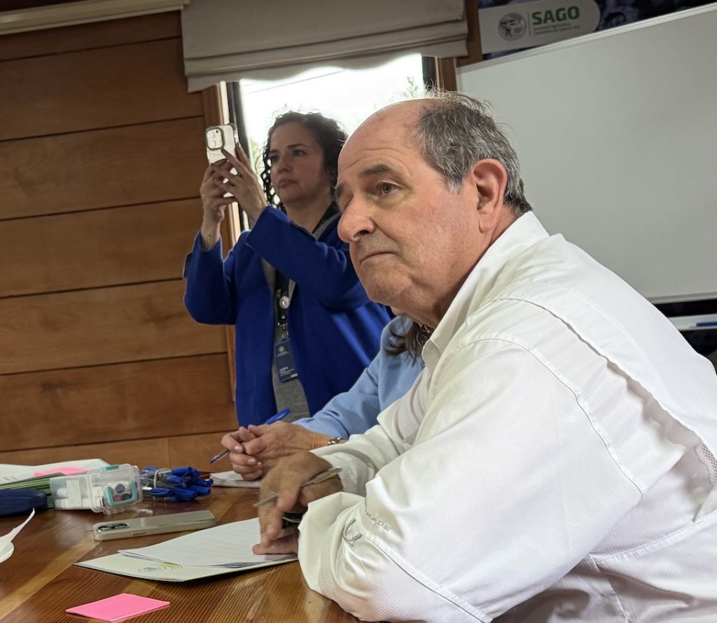 El presidente de Sago, Ricardo Montecinos Iroumé.