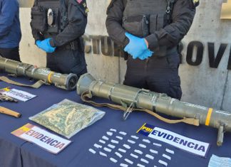 Banda tenía dos lanzacohetes cuando fue detenida por la PDI
