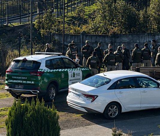 Perro especialista busca casquillos clave para identificar arma que dio muerte a carabinero en Puerto Varas