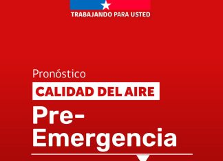 Osorno con pre emergencia hoy sábado, con cero ventilación y cielos despejados