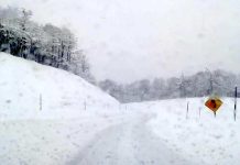Cierran paso Cardenal Samoré por fuertes precipitaciones de nieve y «viento blanco»