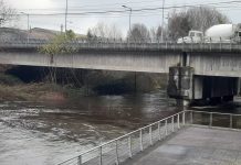 SENAPRED declara Alerta Amarilla para la comuna de Osorno por crecida del Río Rahue