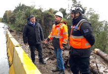 Mantienen Alerta Temprana Preventiva en la Región de Los Lagos por evento meteorológico y riesgo de remoción en masa